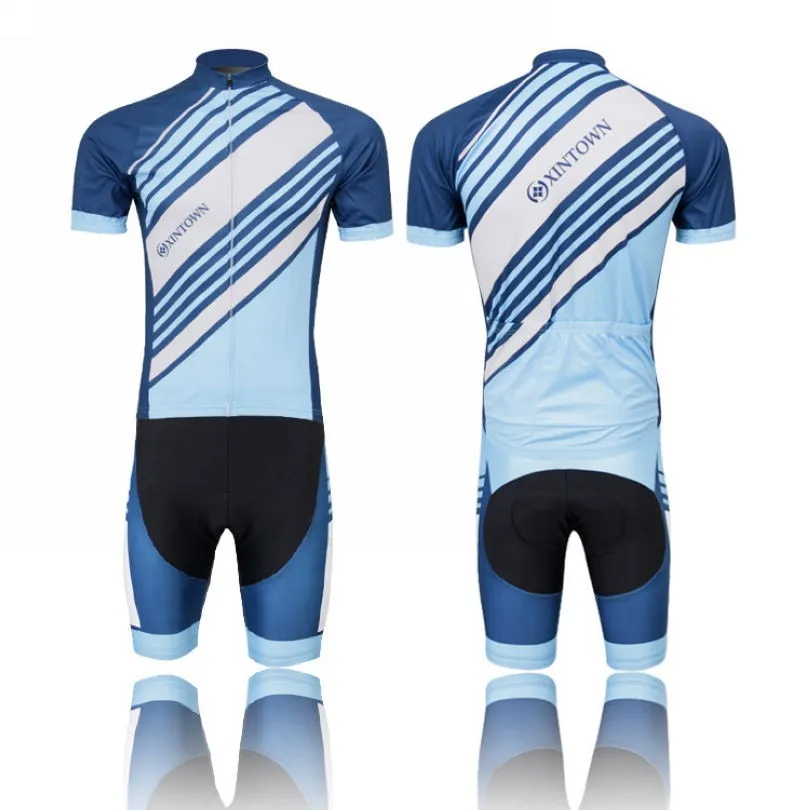 XINTOWN мужские Ropa Ciclismo Спортивная команда Велоспорт Джерси нагрудник шорты набор
