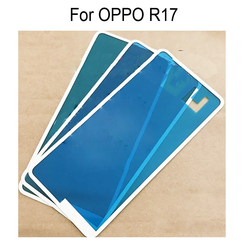 2 шт. запасные части для OPPO R17 r17 Задняя стеклянная наклейка на заднюю крышку