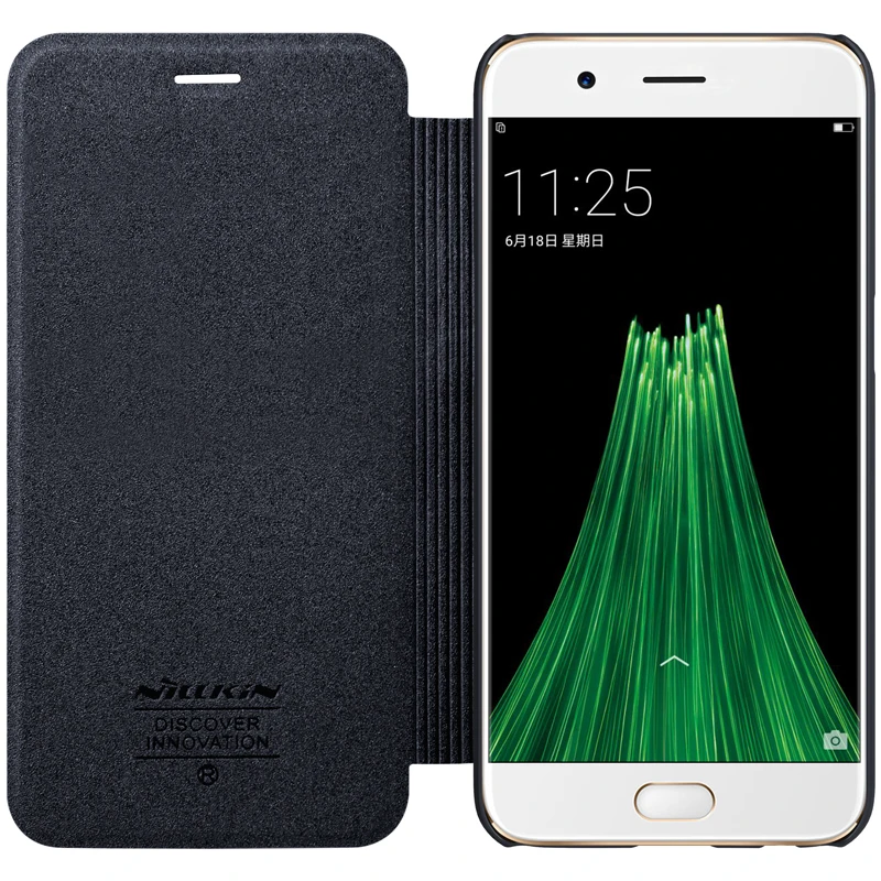 10 шт./лот оптовая продажа Nillkin Sparkle Leather Case для OPPO R11 (5.5 дюймов) жемчужный красочный