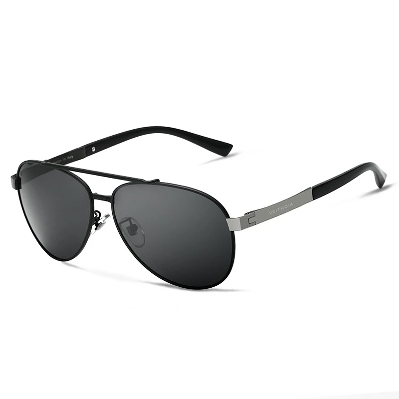 Sunglasses Men Polarized Pilot Titanium Frame Sun Glasses Eyewear Black Color Brand Designer Gafas Oculos De Sol UV400 | Аксессуары для