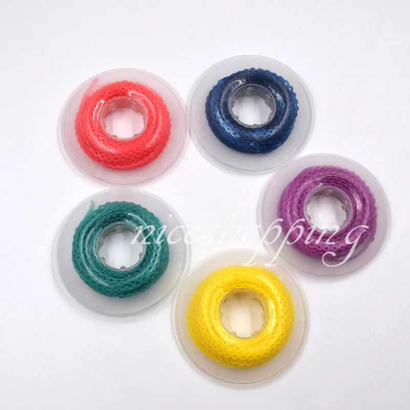 OSLDENT 10 рулонов цветные Стоматологические Ортодонтические эластичные цепи