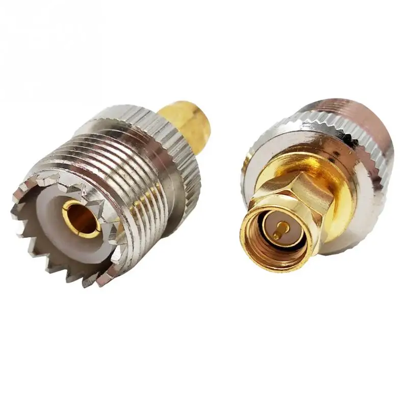 2 шт. UHF Женский SMA Мужской PL-259 SO-239 разъем РЧ коаксиального адаптера pl259 конвертер#05