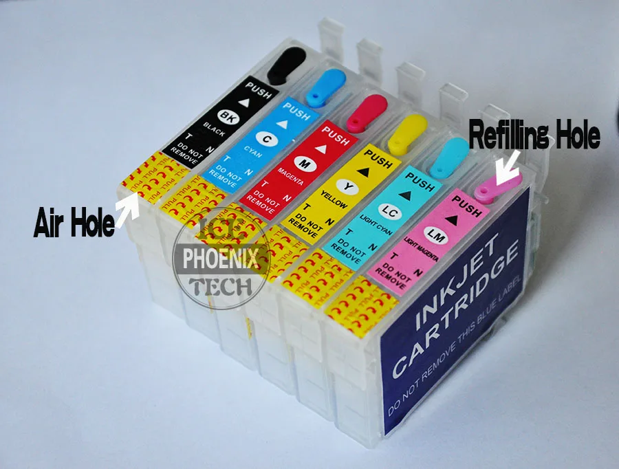 Для печатающей головки EPSON R320 R340 RX500 R 320 340 RX 500 принтер перезаправляемый картридж