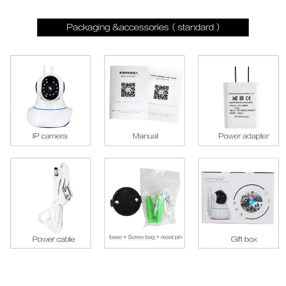 1080 P ip камера беспроводная домашняя безопасность наблюдения Wifi ночного видения