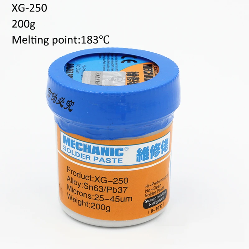 Сварочные флюсы паяльная паста механик BGA SMD PCB SMT Sn63/Pb37 флюс неочищенная для