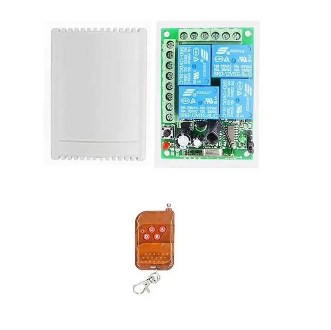 433 МГц DC12V 4CH передатчик пульт дистанционного управления Diy комплект +