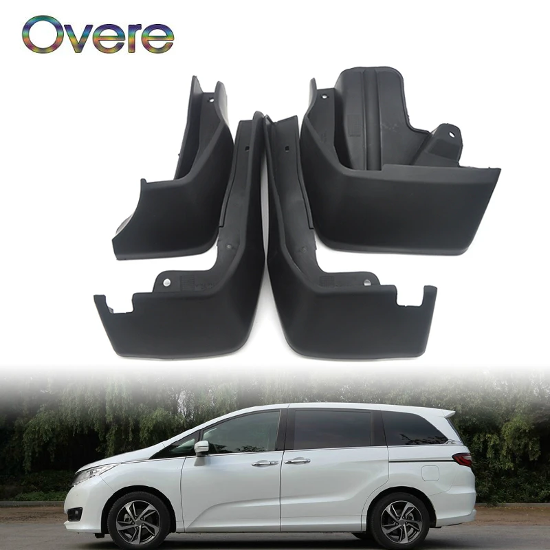 Overe автомобильные передние и задние брызговики для 2014 2015 2016 2017 Honda Odyssey JDM
