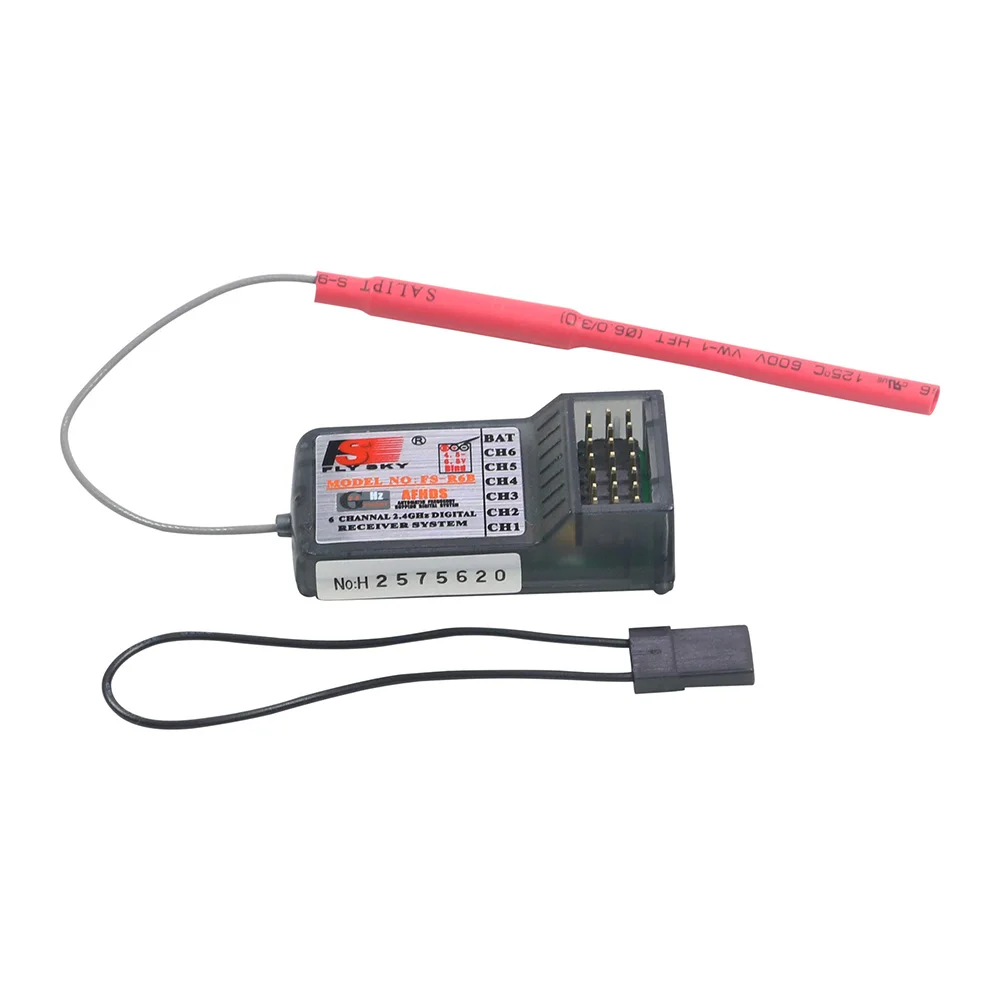 Fly Sky FS R6B 2 4G 6CH RC приемник для радиоуправляемого передатчика CT6B T6 9ch TH9X TH9B|rc