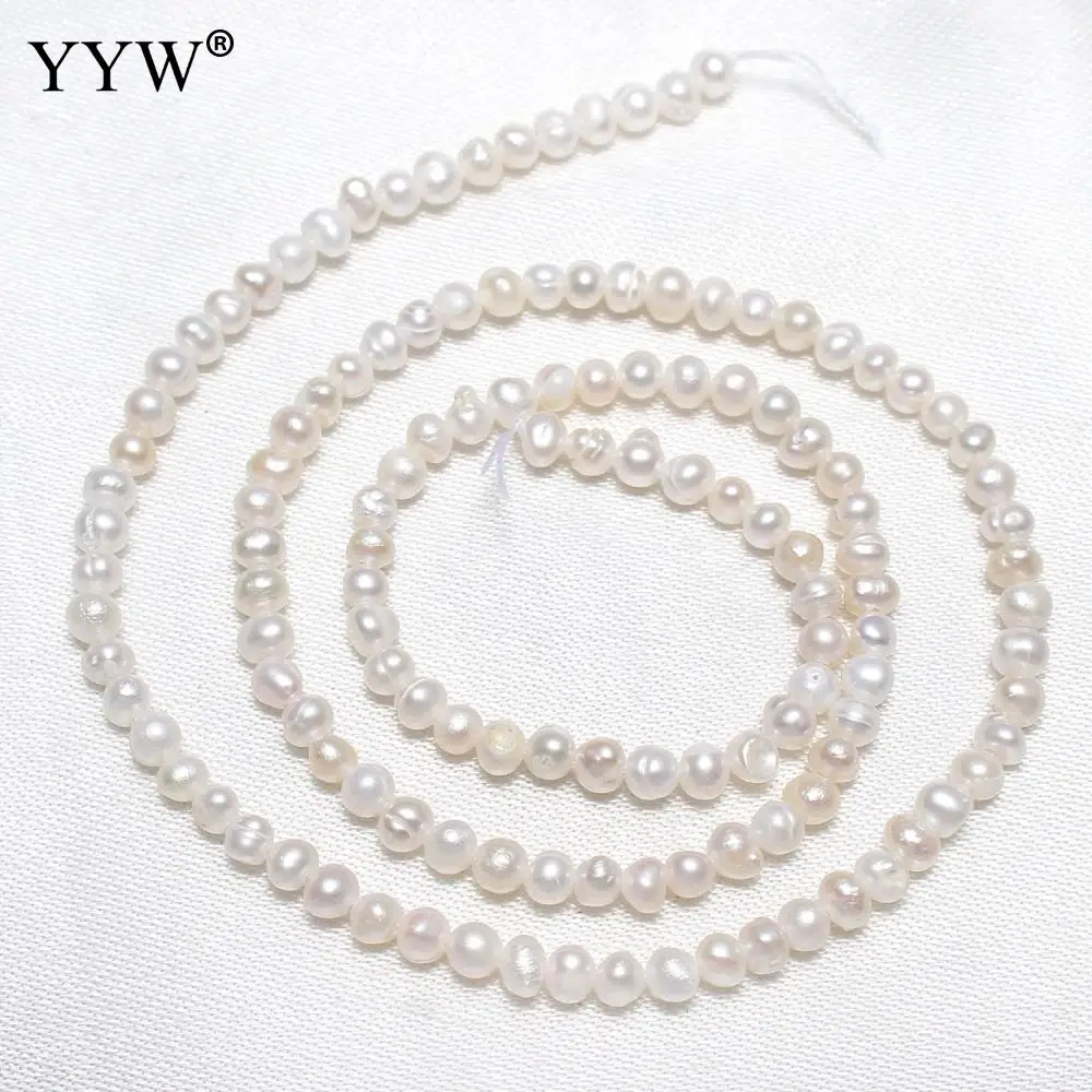 

YYW High Quality Cultured Potato Freshwater Pearl Beads natural white 2-3mm Approx 0.8mm Sold Per Approx 15 Inch Strand