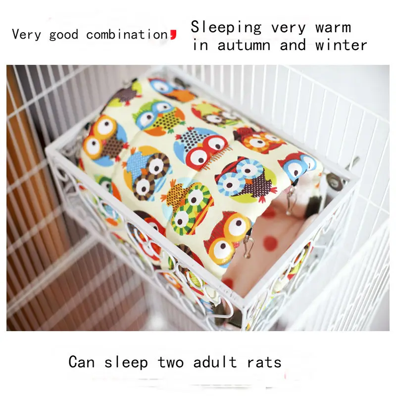 Chinchilla squirrel Dutch pig small pet fixed anti-bite iron bed summer cool autumn and winter warm