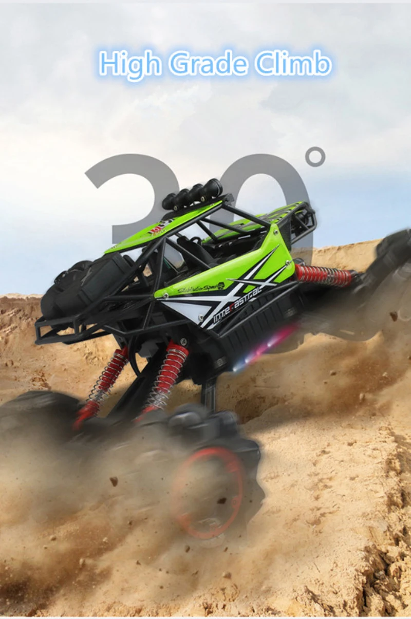 2,4G 4WD пульт дистанционного управления Rc Дрифт автомобиль подъем внедорожный Монстр гоночный автомобиль RTR Багги Дрифт автомобиль игрушка с ходьбой музыкальный светильник подарок