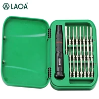 laoa screwdriver set s2 alloy steel 22 in 1 multi purpose finishing screwdrivers phillipsslottedtorx screwdriver set tool