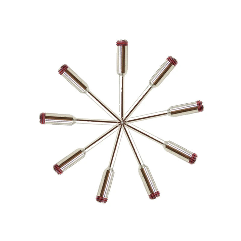 

YEODA 10pcs/set Stainless Steel Saw Blade Connecting Rod For Rotary Tools 3.0mm Shank Woodworking Tools Drill Accessories