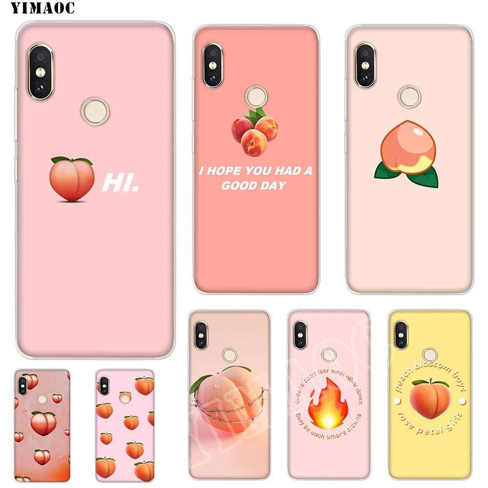 Мягкий силиконовый чехол YIMAOC персикового цвета для мальчиков POCOPHONE F1 Xiaomi Redmi Note 6 7