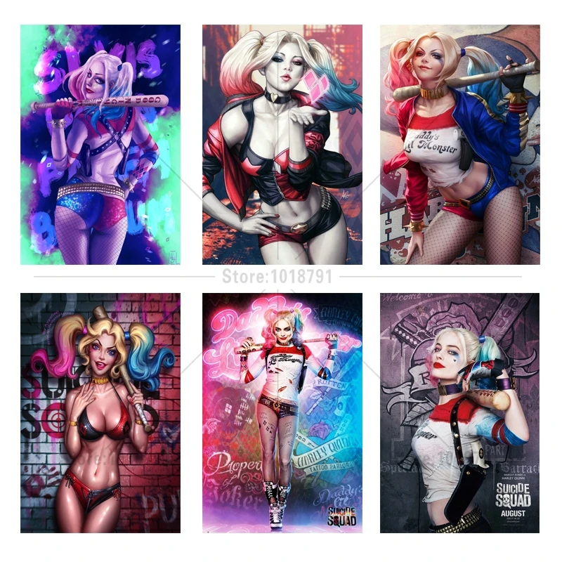 5d Diy Алмазная картина Harley Quinn Бэтмен супергерой вышивка крестиком мозаика
