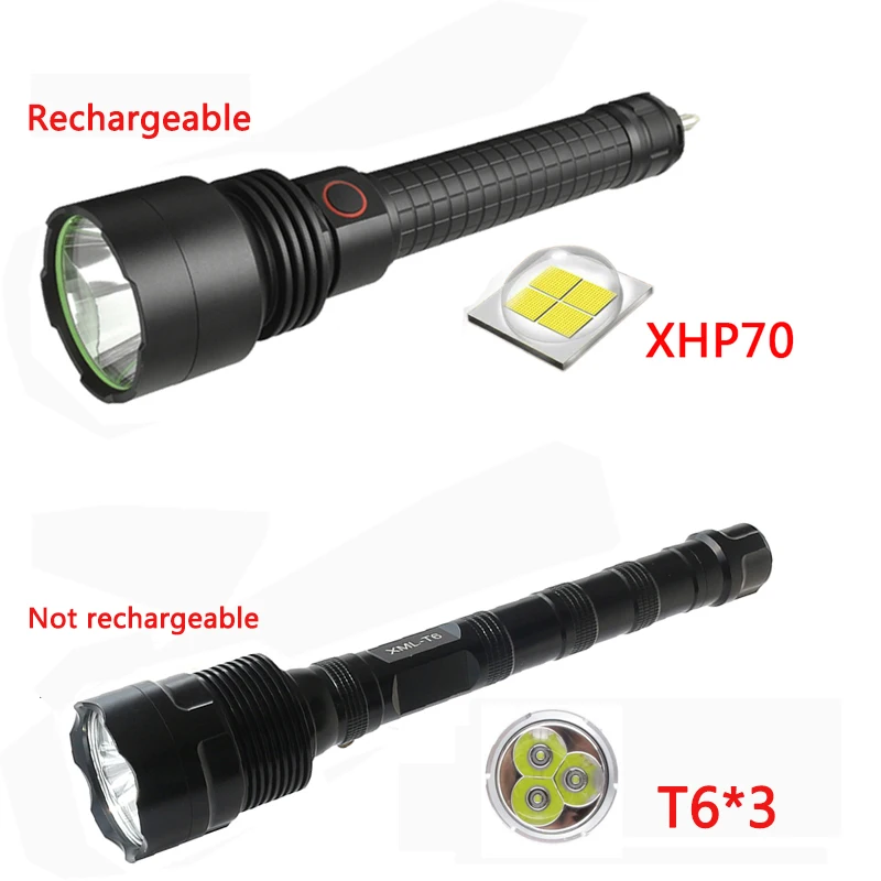 Litwod Z20 CREE XHP70 светодиодный обороны Мощная Вспышка светильник перезаряжаемые