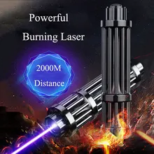 Самый мощный Горящий синий Лазерный фонарь 445нм 10000 м