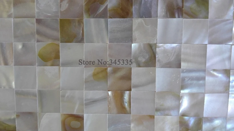 Natural luster mother of pearl shell mosaic tile kitchen backsplashbathroom shower interior panel fireplace wallpaper | Обустройство