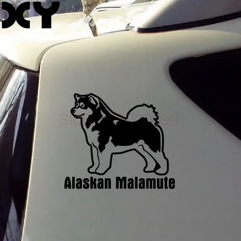 

High Quality Alaskan Malamute Retriever Vinyl Window Dog Decal Sticker Drop Shipping