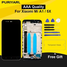 AAA для Xiaomi mi A1 lcd кодирующий преобразователь сенсорного экрана в