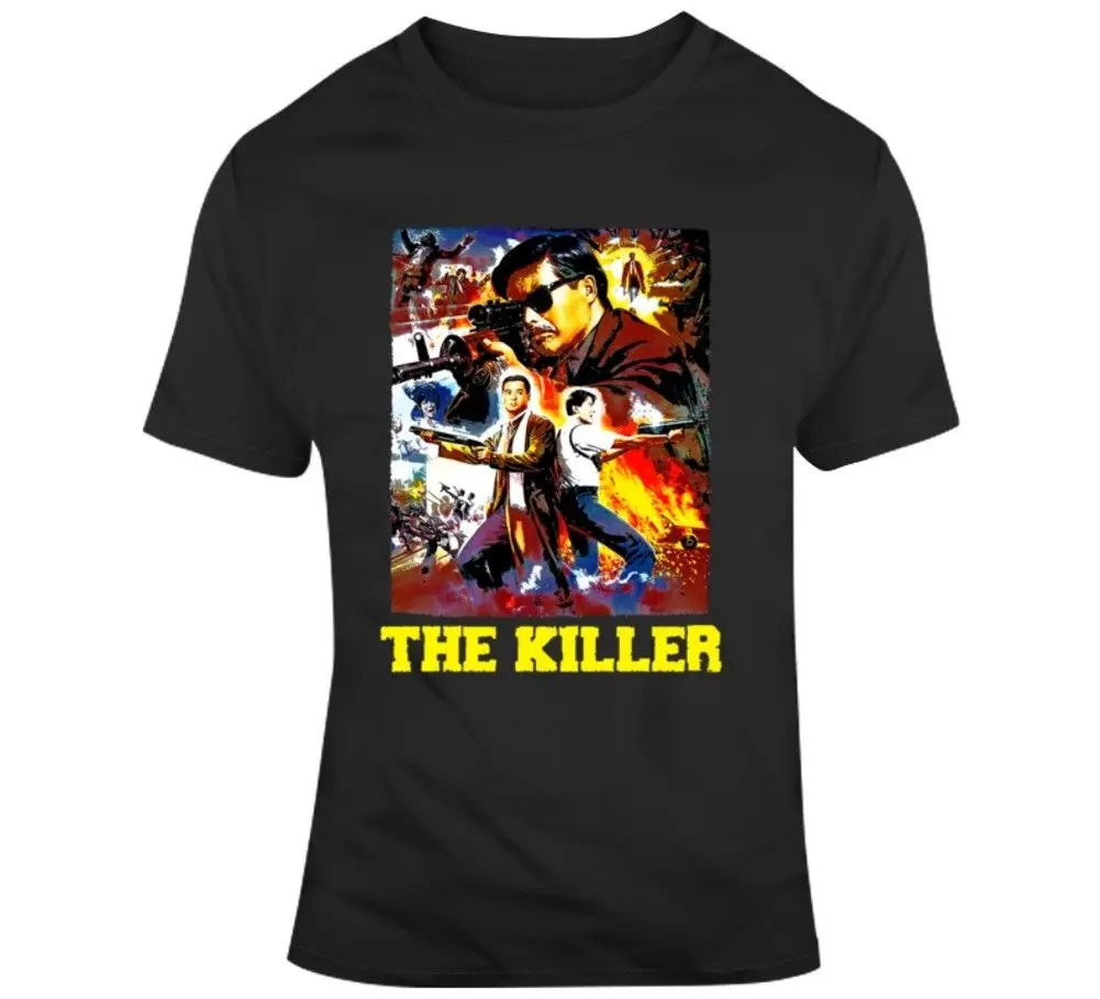 Чоу Юн Fat The Killer Hong Kong Action Movie Fan футболка крутая Повседневная гордость Мужская