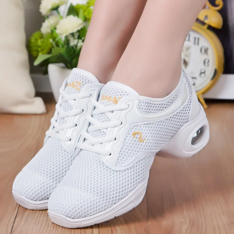 EU35-40 Sports Feature Soft Outsole Breath Dance Shoes Sneakers for Woman Practice Modern Jazz Discount | Спорт и развлечения