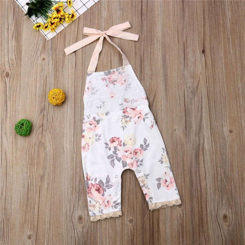 Летний комбинезон для новорожденных одежда без рукавов мальчиков и девочек с