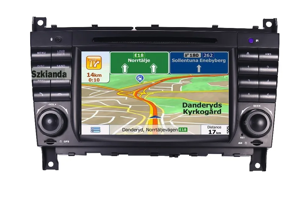Автомобильный DVD плеер HD 1024x600 четырехъядерный Android 10 7 дюймов для Mercedes W203 android C200 C230