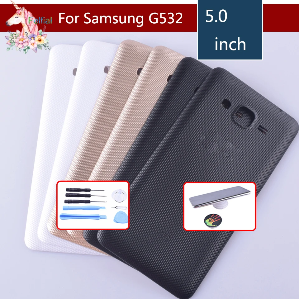 Для Samsung Galaxy J2 Prime G532 G532F G532H G532G G532M корпус батарейного отсека задняя крышка корпуса замена корпуса