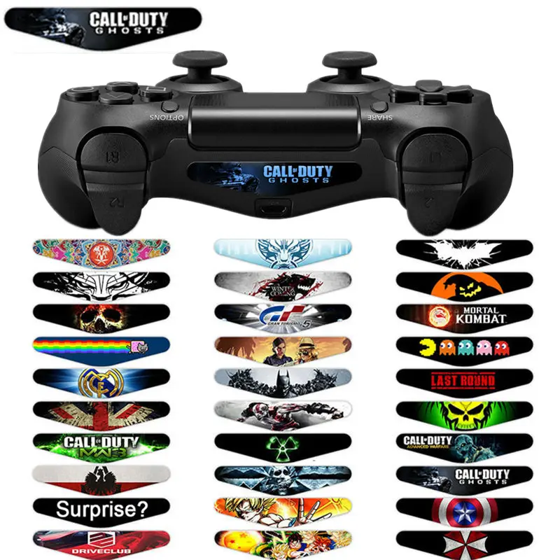 30 шт. светодиодный светильник кожи адвокатского сословия Стикеры для Playstation4 PS4