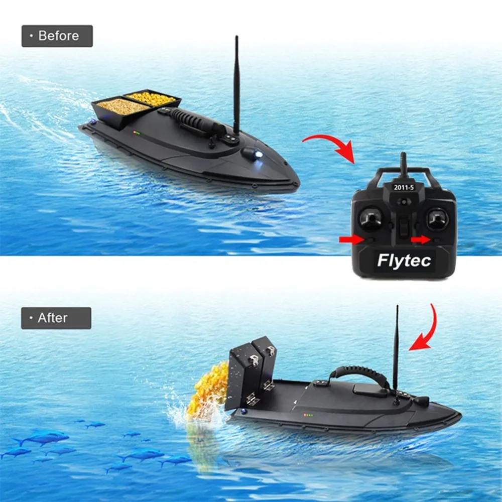 Flytec 2011 5 рыболовный инструмент умная радиоуправляемая приманка лодка игрушка