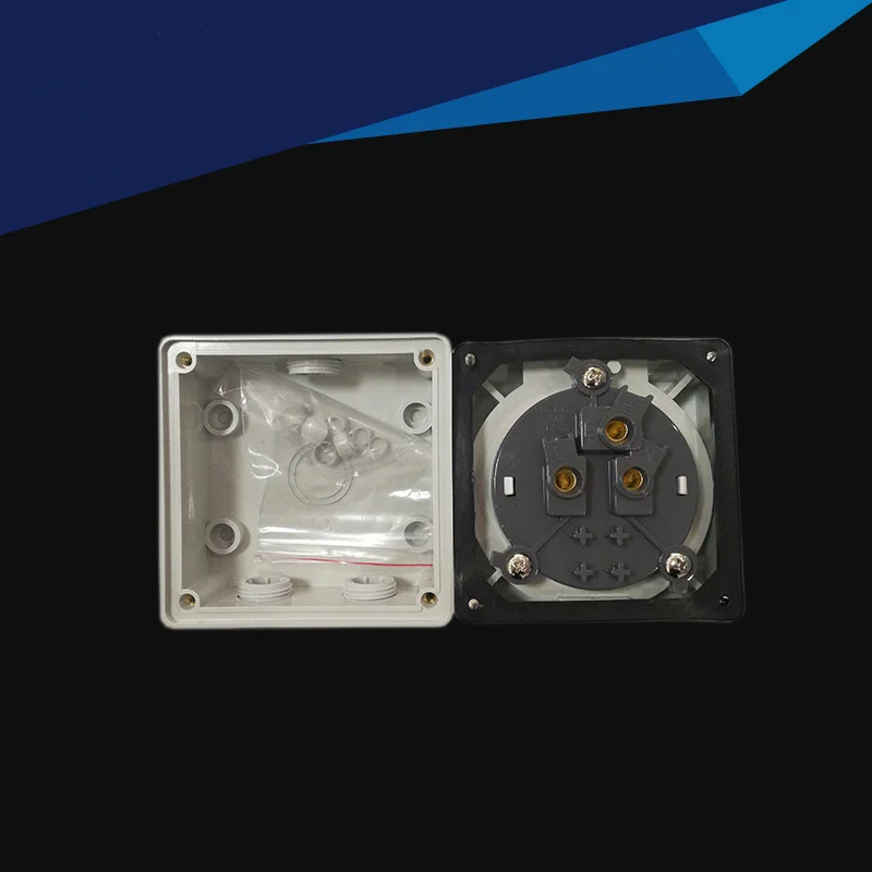 Водонепроницаемая Пыленепроницаемая уличная настенная розетка IP66