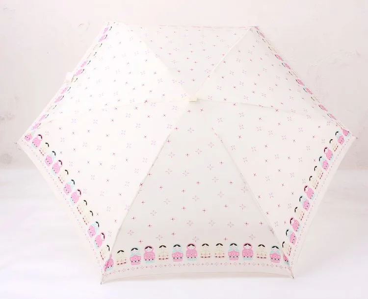 LIANGKA новая маленькая Освежающая фарфоровая кукла богини Складной Карманный Зонт