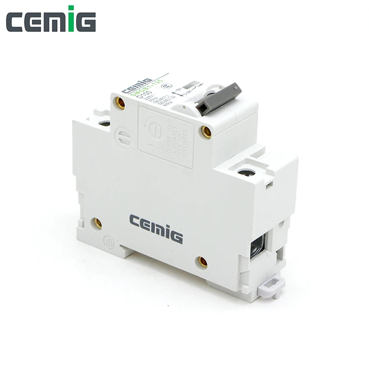 Cemig SMGB1 125 миниатюрный автоматический выключатель 1P AC230V 50/60 Гц 35 мм din рейка Высокая