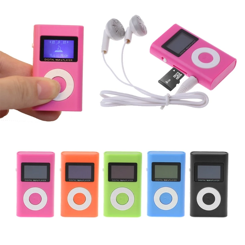 OOTDTY MP3 MX 809 мини USB Поддержка 32 ГБ Micro SD TF карта ЖК экран музыкальный цифровой mp3