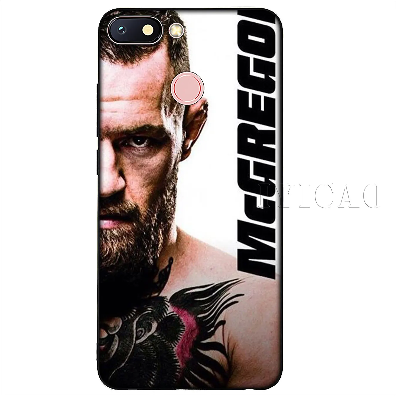 Силиконовый мягкий чехол IYICAO Conor McGregor Irish Fighter на заказ для Xiaomi Redmi 6A 5A Note 8 7 4 4X5 Plus 6 Pro черный чехол из ТПУ - Цвет: 3