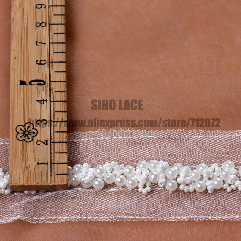 La Belleza Off white silver handmade lace trim 1cm-3cm width wholesale SNT170802-4