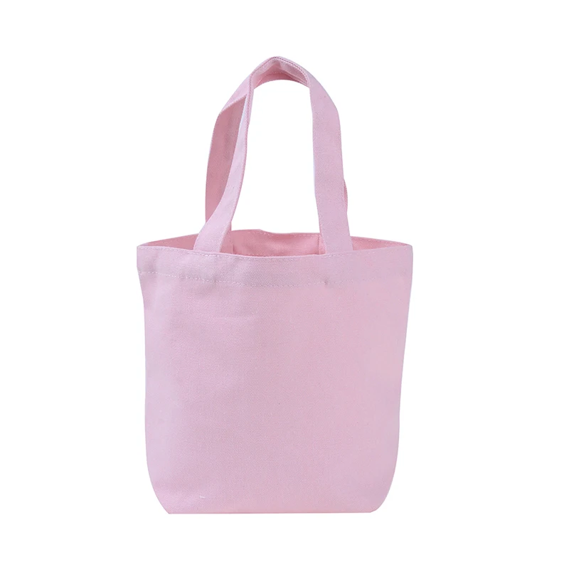 grey pink Парусиновая сумка для покупок, сумка-шоппер, Пляжная, 1X портативная женская сумка для девочек - Цвет: grey pink
