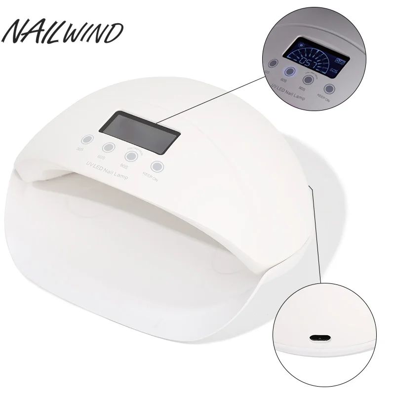 NAILWIND 50 Вт сушка для инструмент росписи ногтей MJD007 UV ktxt yfz Светодиодная лампа