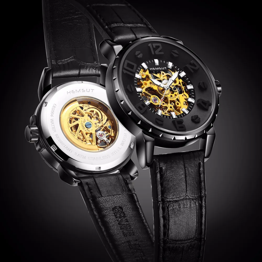 Модные дизайнерские автоматические механические Автоматические часы