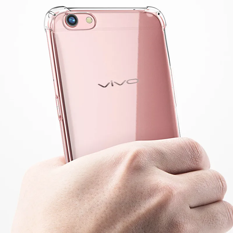 Противоударный Прозрачный чехол для Vivo Y97 Y95 Y93 Y91 V9 Y85 Y83 Y81 Y79 Y71 Y69 Y67 Y66 Y55 Y53 Y51 Y31 V11I V11