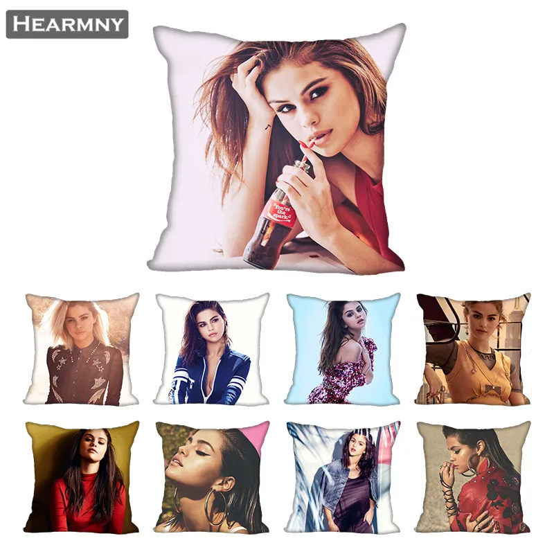 Чехол для подушки Selena Gomez дома декоративный чехол на Невидимый молнии s 40X40