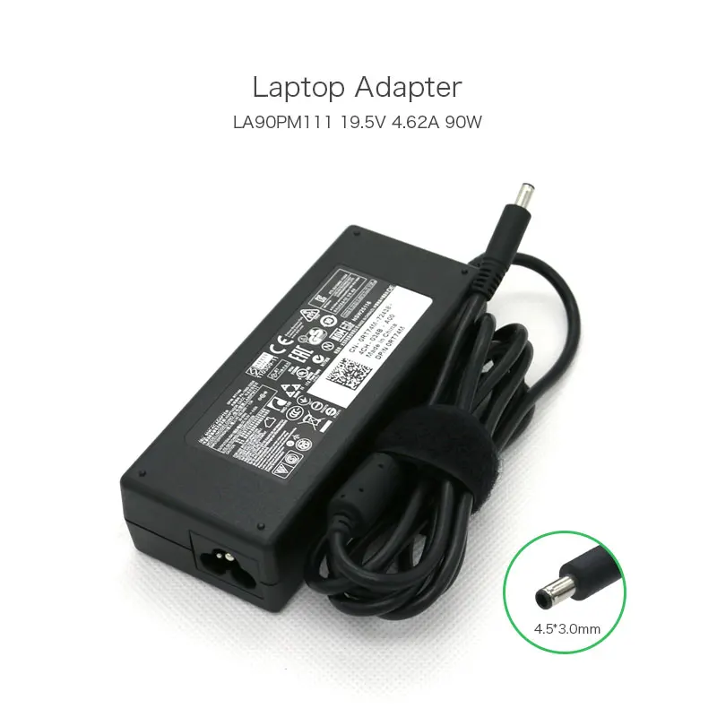 

19.5V 4.62A 90W 4.5*3.0mm LA90PM111 Laptop Power Supply for Dell Inspiron Series 5348-R1236 0RT74M PA-1900-32D5 RT74 AC Adapter
