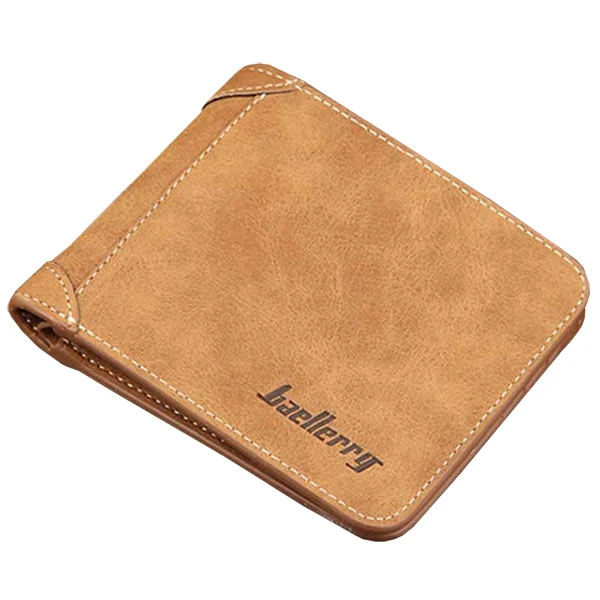 Кошелек Baellerry из искусственной кожи винтажный стильный мужской вертикальный