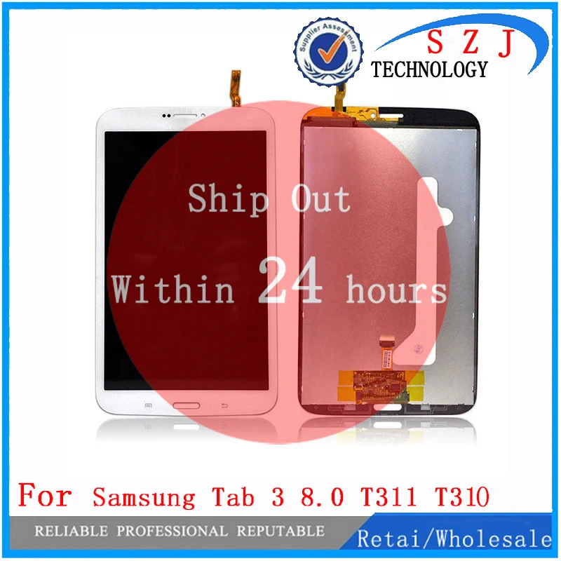 Новый 8 дюймовый ЖК дисплей для Samsung Galaxy Tab 3 0 дюйма телефона T310 T311 T315 с сенсорным