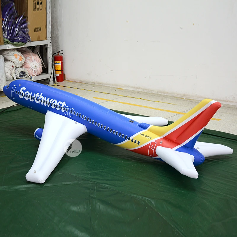 Авиакомпания реклама логотип гигантский синий ПВХ висит надувной