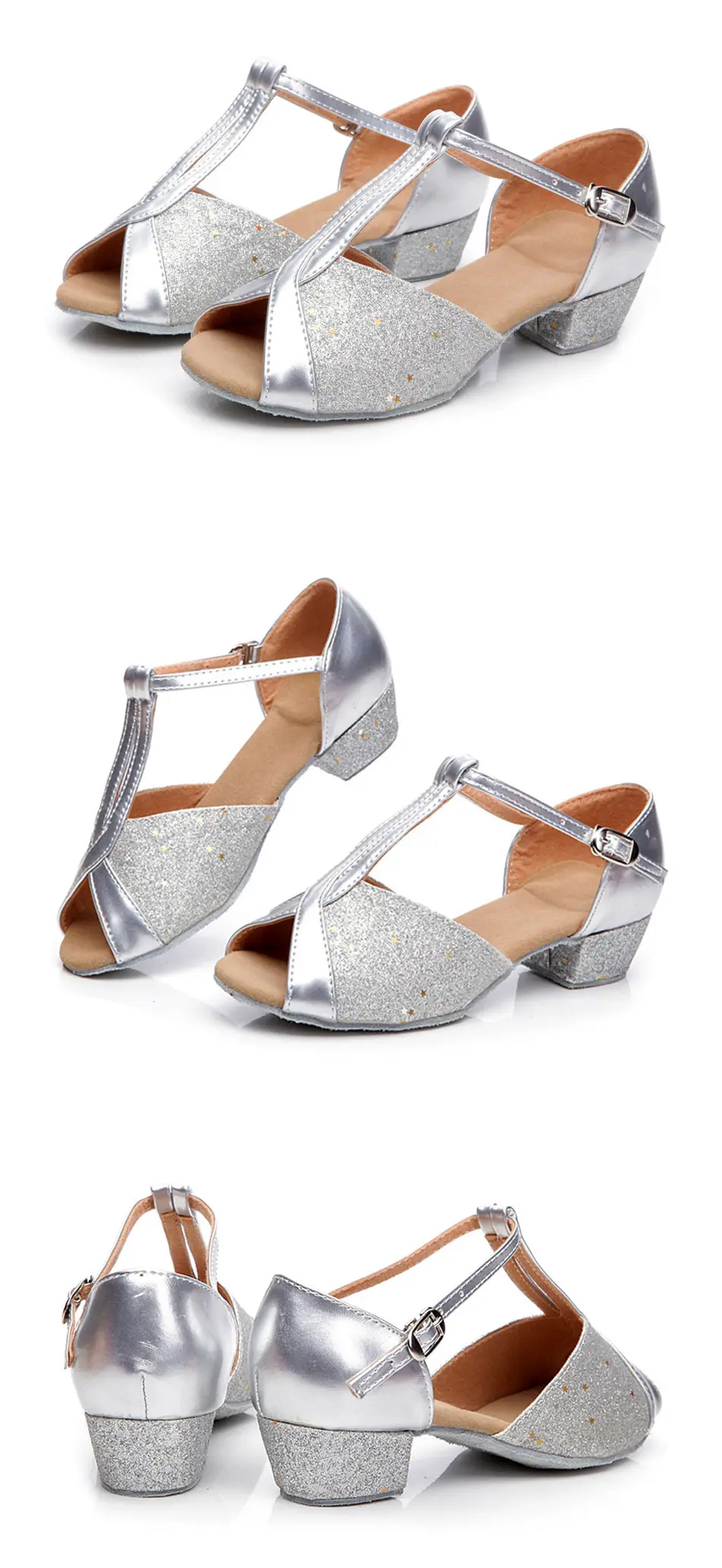 Атласная танцевальная обувь на низком каблуке для латинских танцев для девочек/детей; летняя детская танцевальная обувь с черным узлом; Танцевальная обувь для бальных упражнений; мягкая подошва