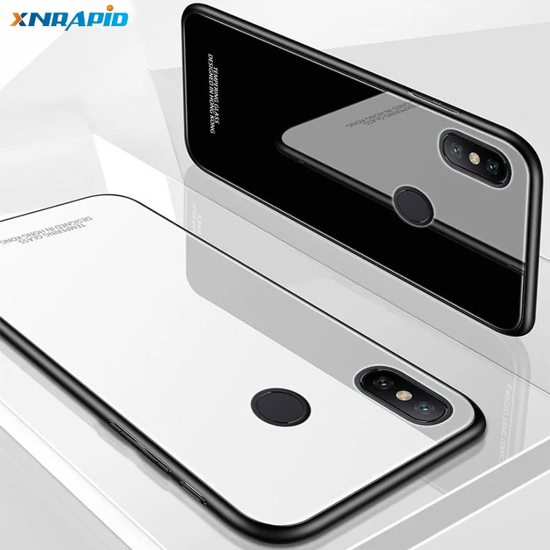 XNRAPID роскошный жесткий стеклянный чехол mi ror для xiaomi mi 8 se 8se mi 8 mi 8se силиконовый чехол из ТПУ с задней панелью чехол для телефона etui