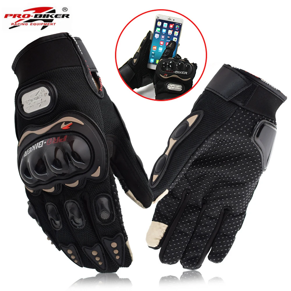 Перчатки для мотоциклистов с сенсорным экраном Luva Guantes Moto Luvas de перчатки езды на