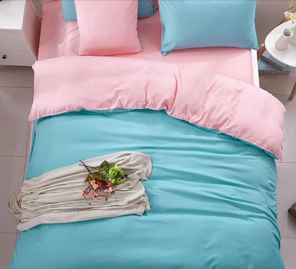 Бесплатная доставка светло зеленый 4 шт. сплошной цвет постельные принадлежности